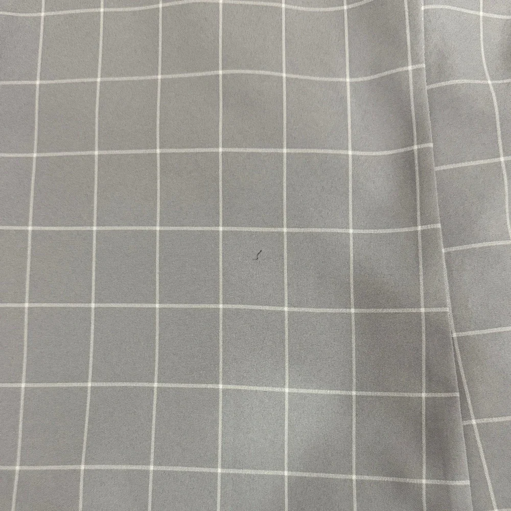 Ank Rouge Japan brand schoolgirl Gray Plaid Long Sleeve Dress White Collar - Picture 8 of 9